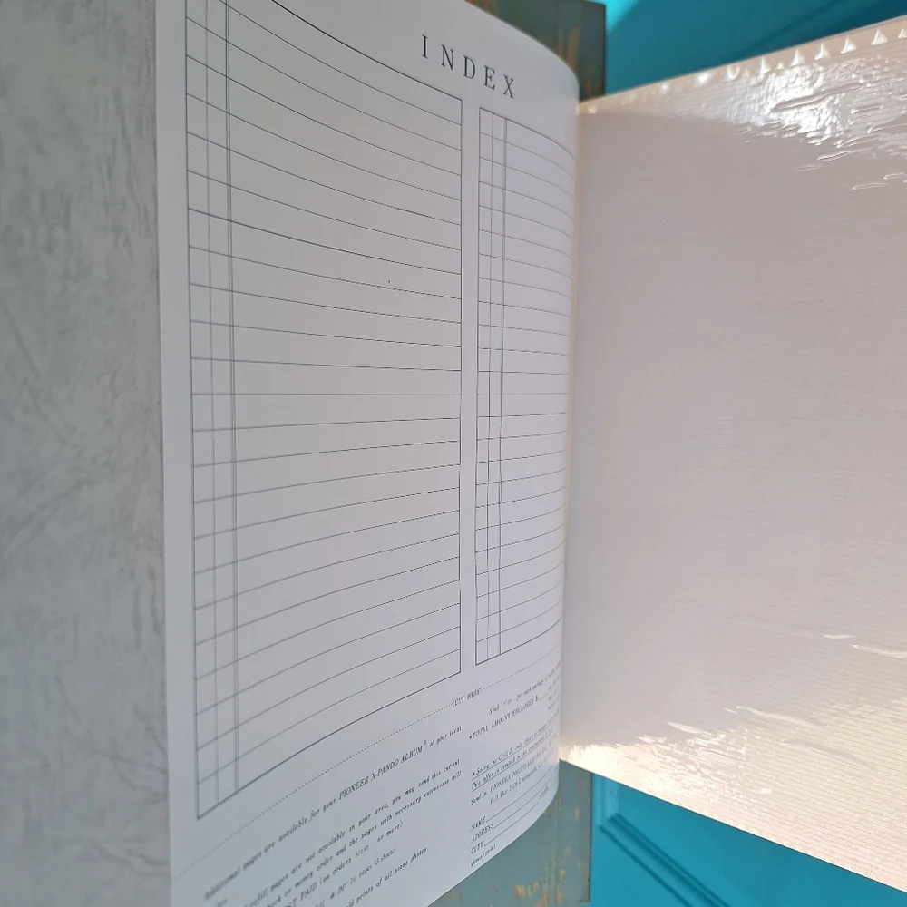 Wedding Scrapbook Photo Album XL Leather Cover Extra Large Size - Picture 3 of 16